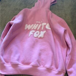 White Fox Boutique Pink Hoodie
